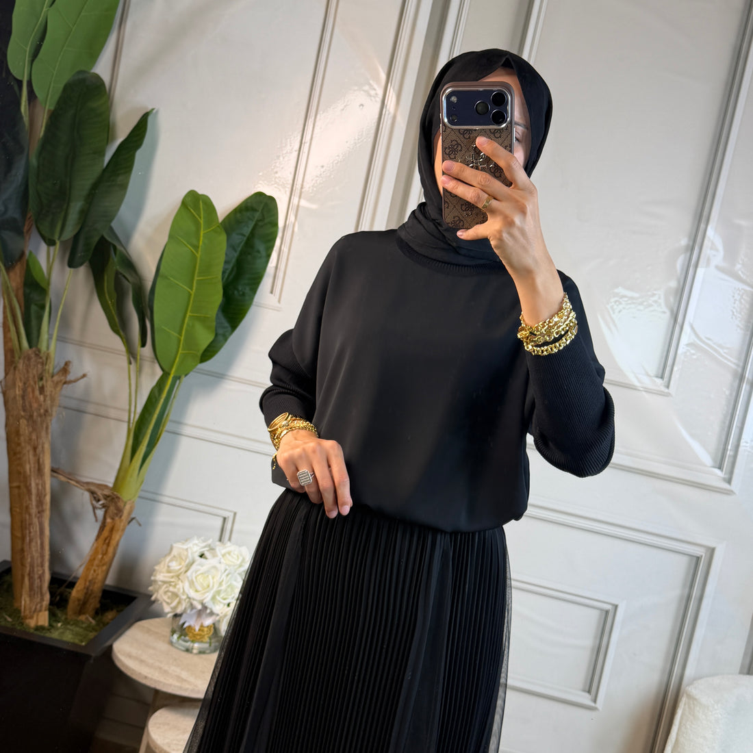 Ghisa Şifon Triko Tunik 4907