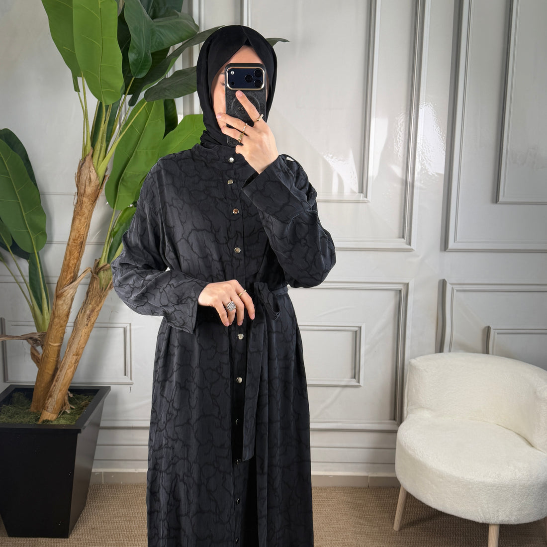 Qeffa İpek Jakar Elbise