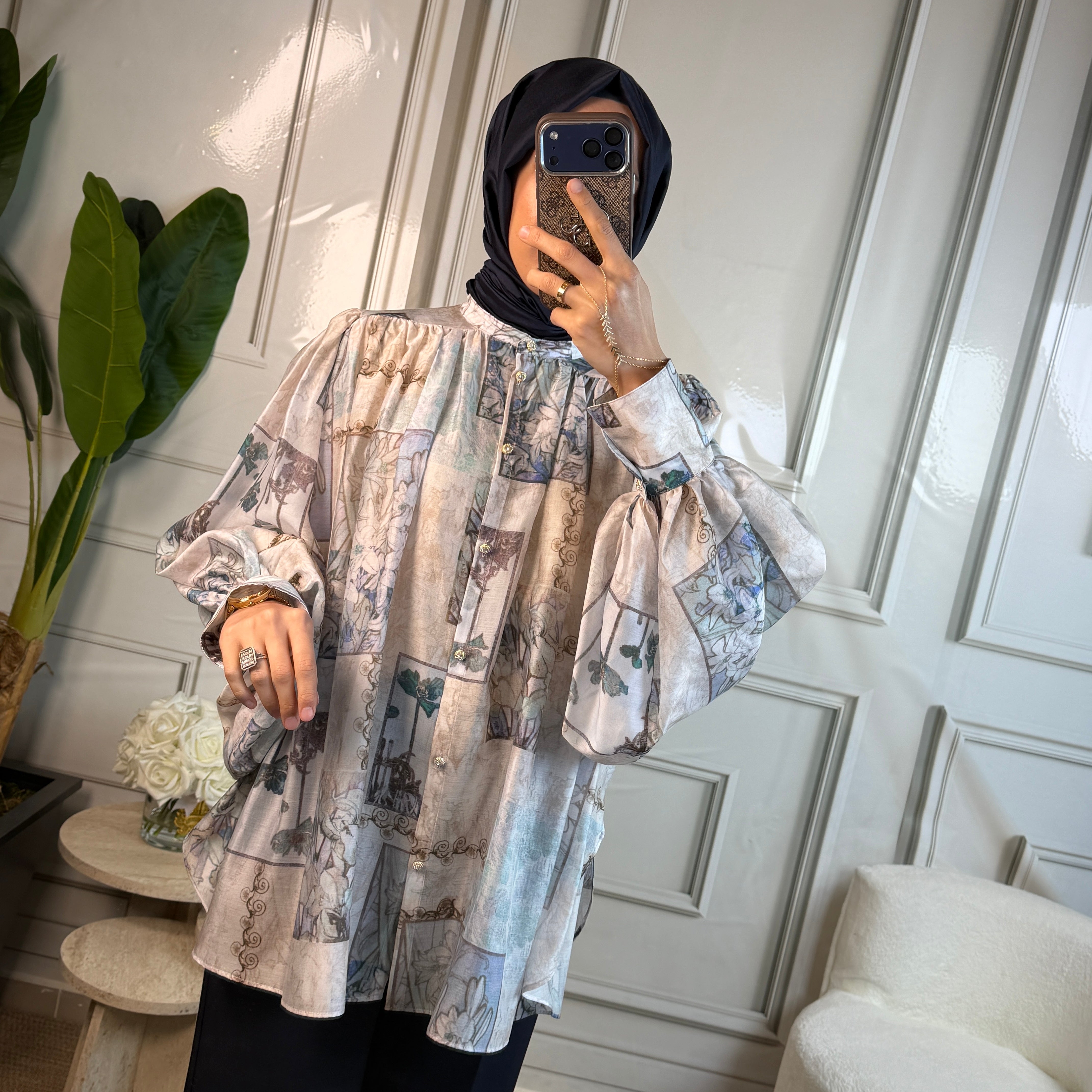Ghisa Desenli Tunik
