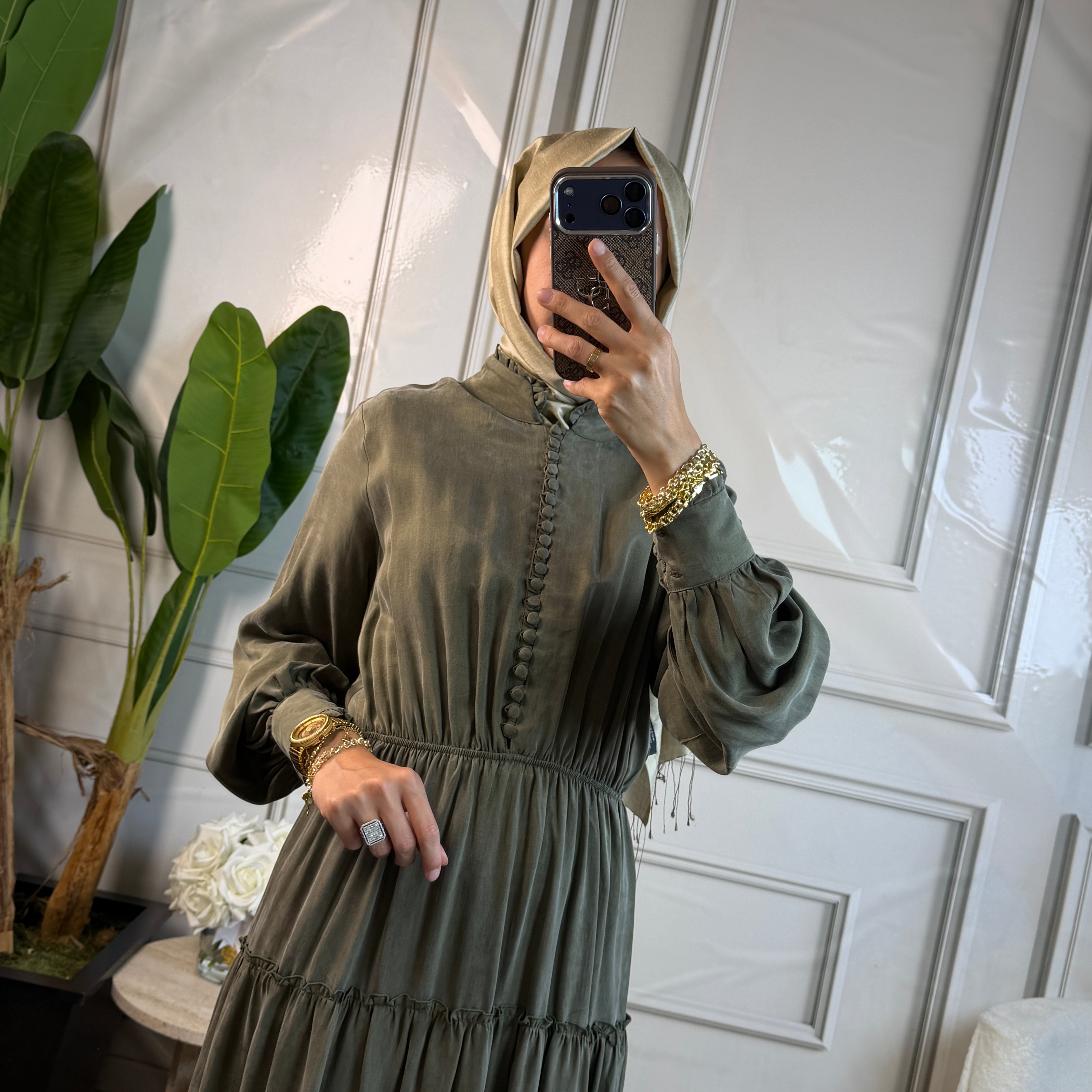 Qeffa Haki Elbise
