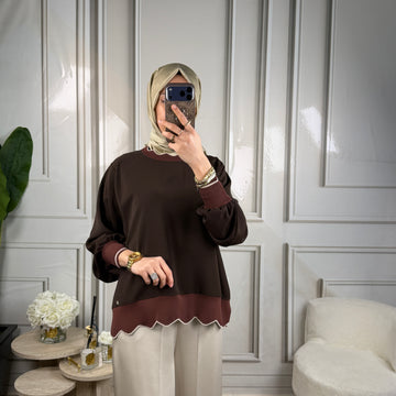 Ghisa Yaka Detaylı Tunik