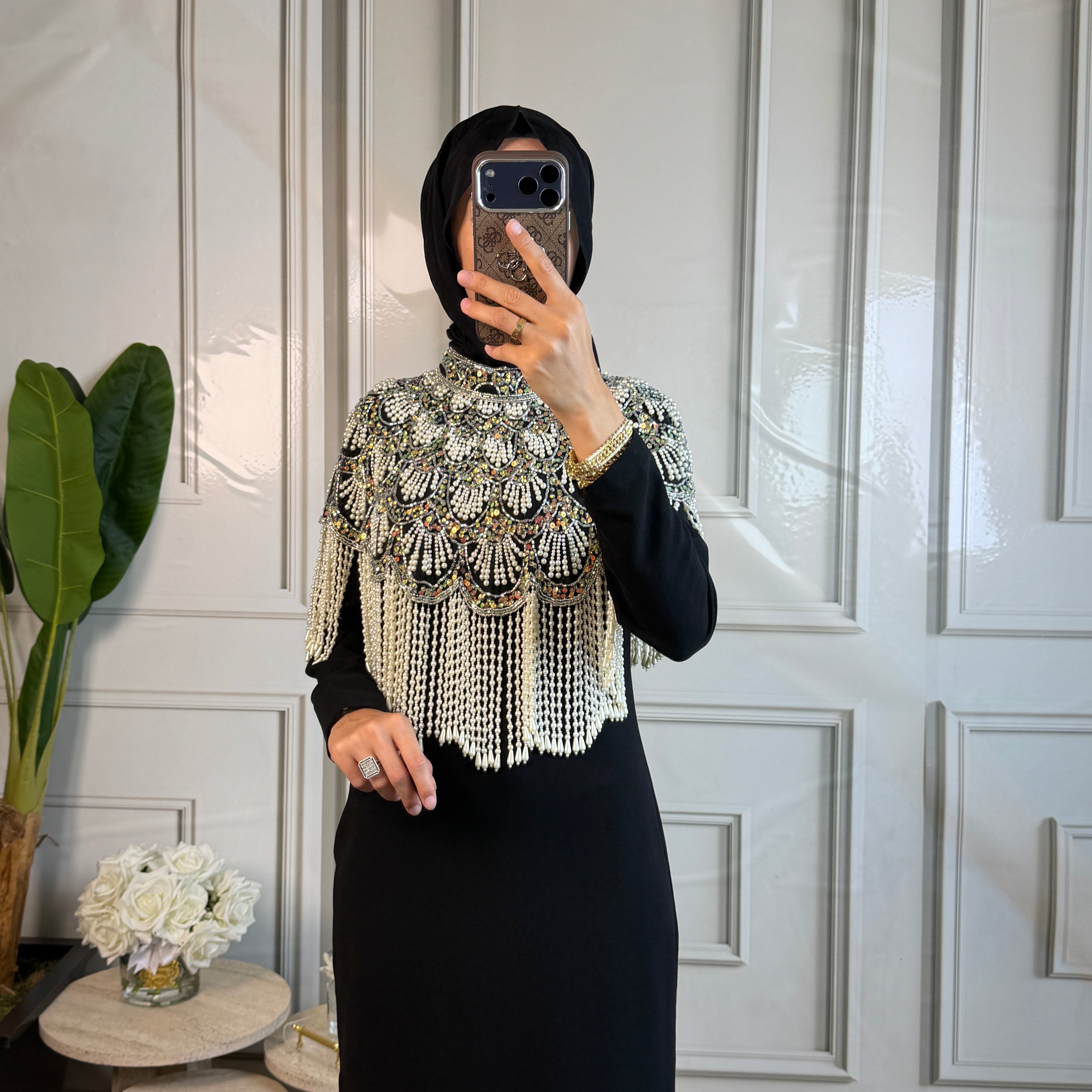İthal İncili Pelerin