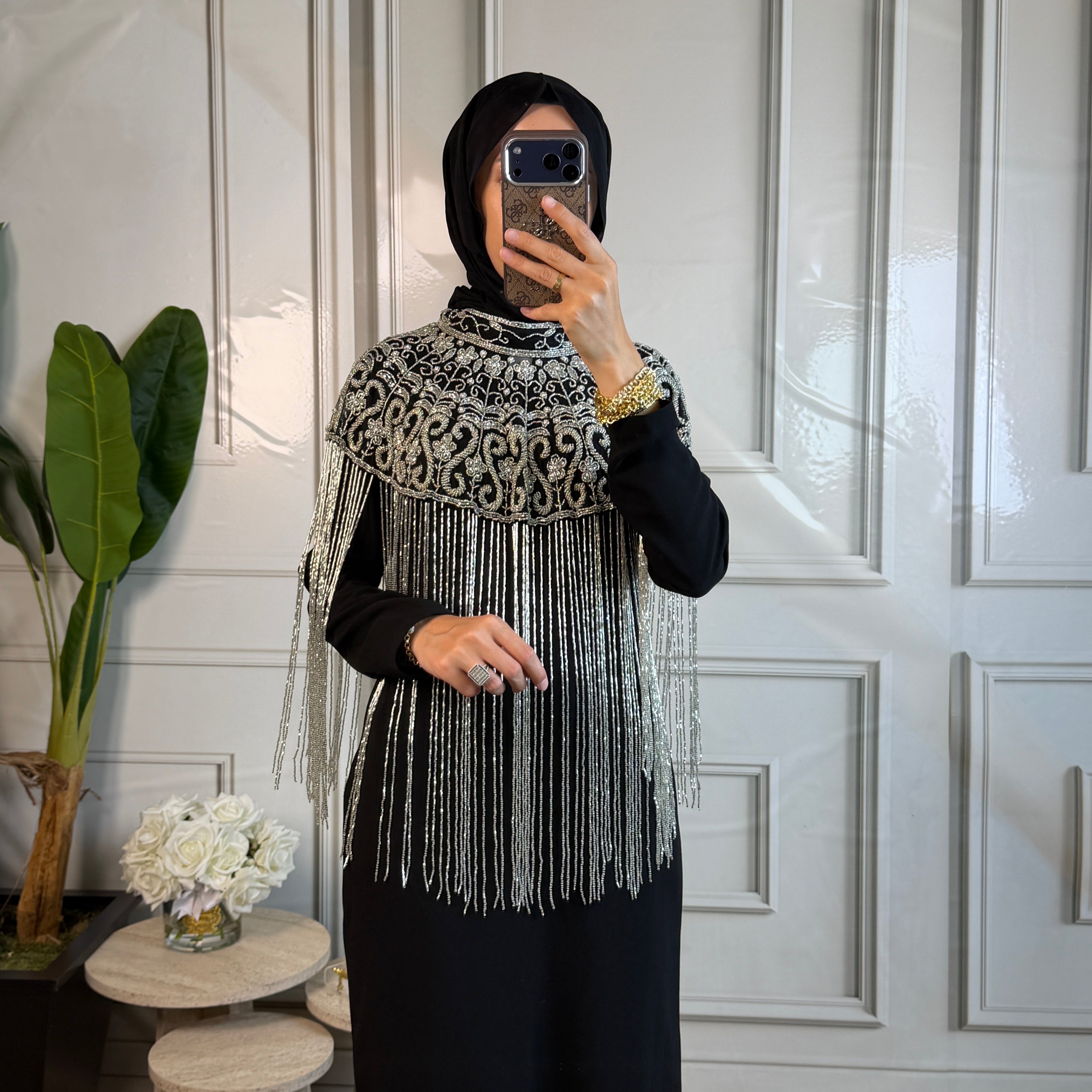 İthal Dubai Gümüş Pelerin