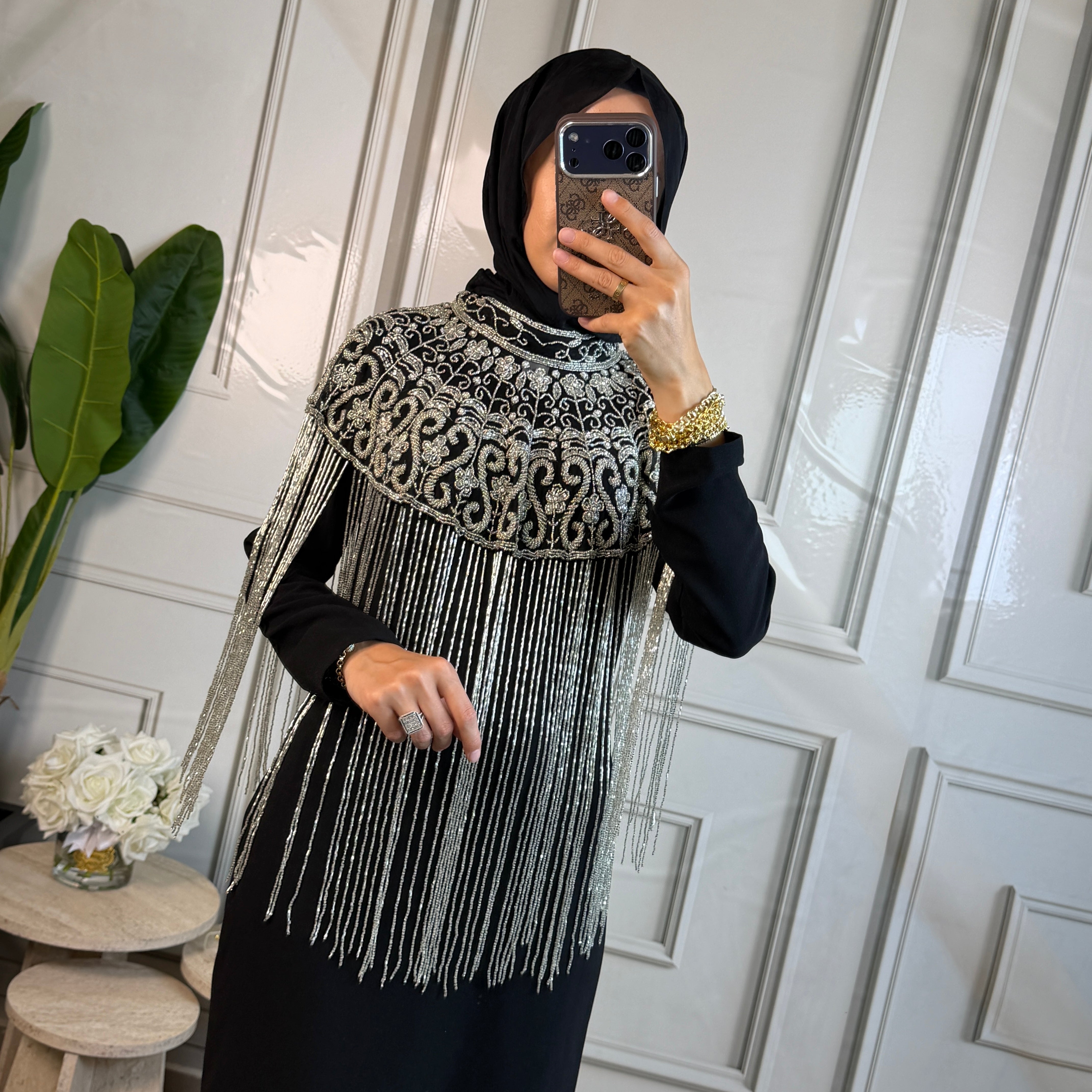 İthal Dubai Gümüş Pelerin