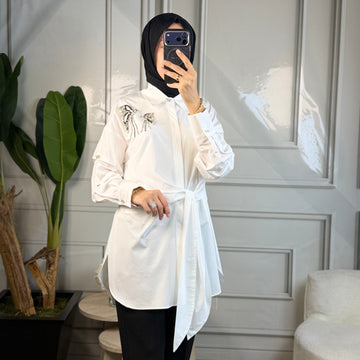 My312 Kelebek Detaylı Tunik (8902)