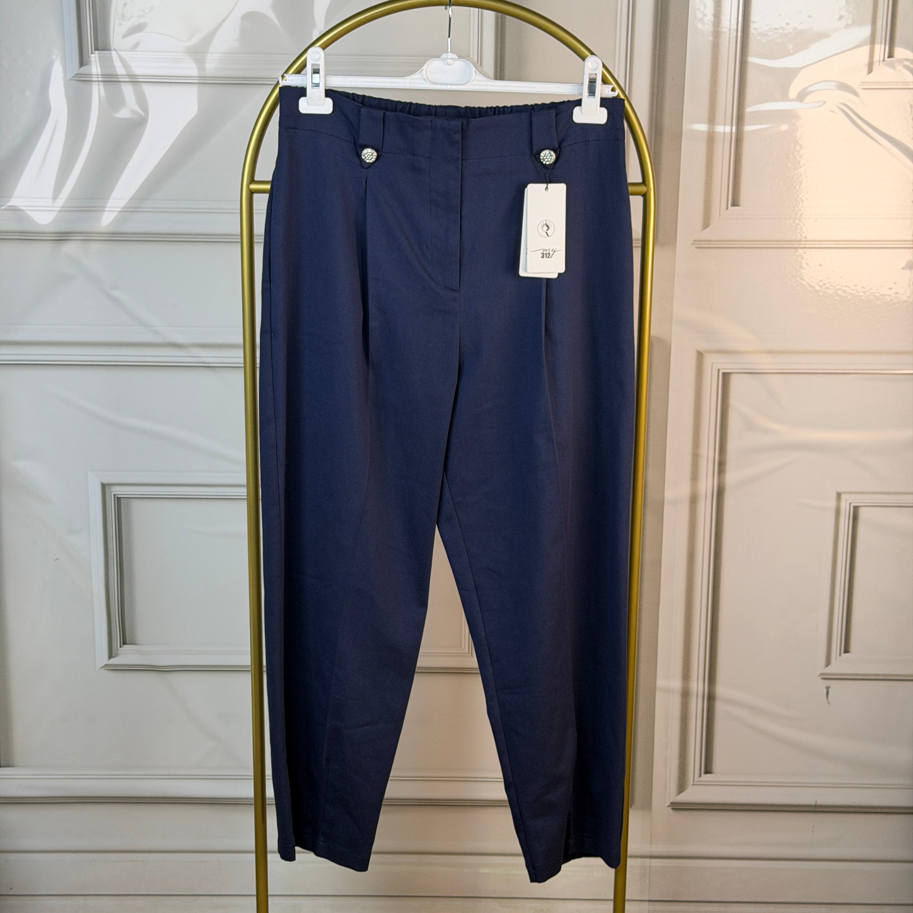 My312 Düğmeli Kanvas Pantolon