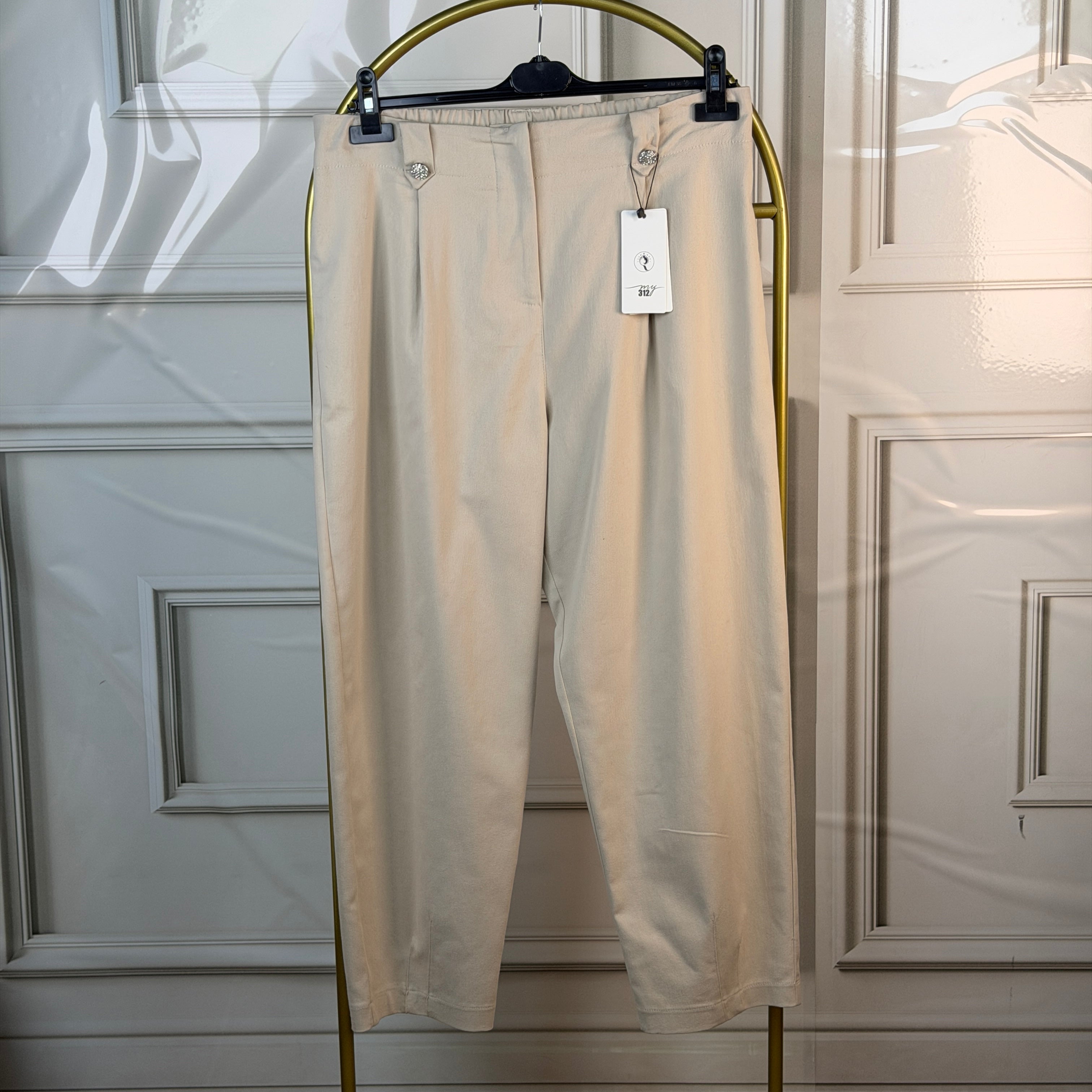 My312 Düğmeli Kanvas Pantolon