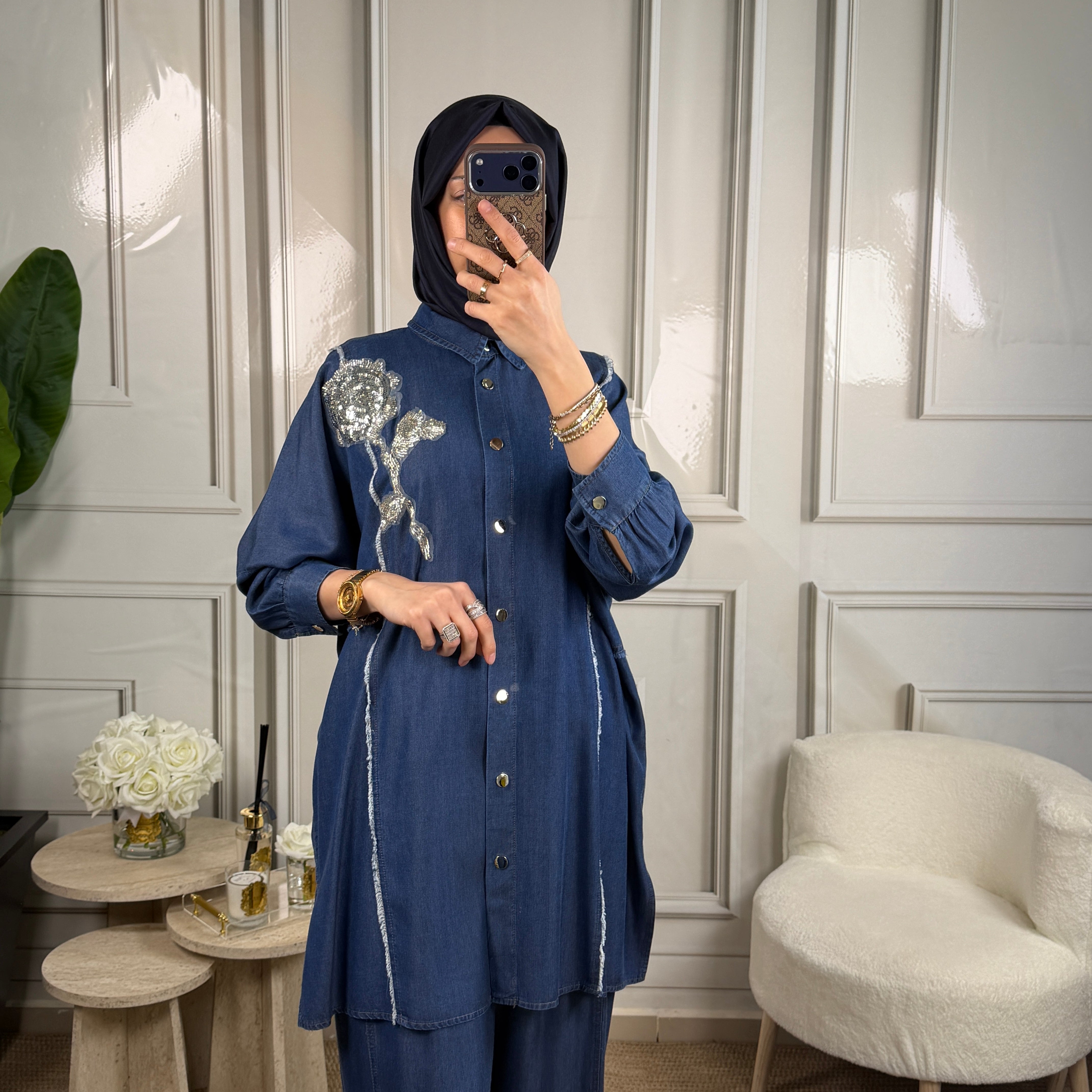 Ghisa Önü Gül Detaylı Takım