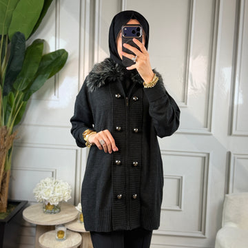 My312 Yakası Kürklü Tunik (6208)